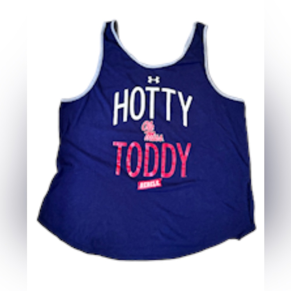 UNDER Armour Ole Miss Rebels women’s Hotty Toddy tank size XL